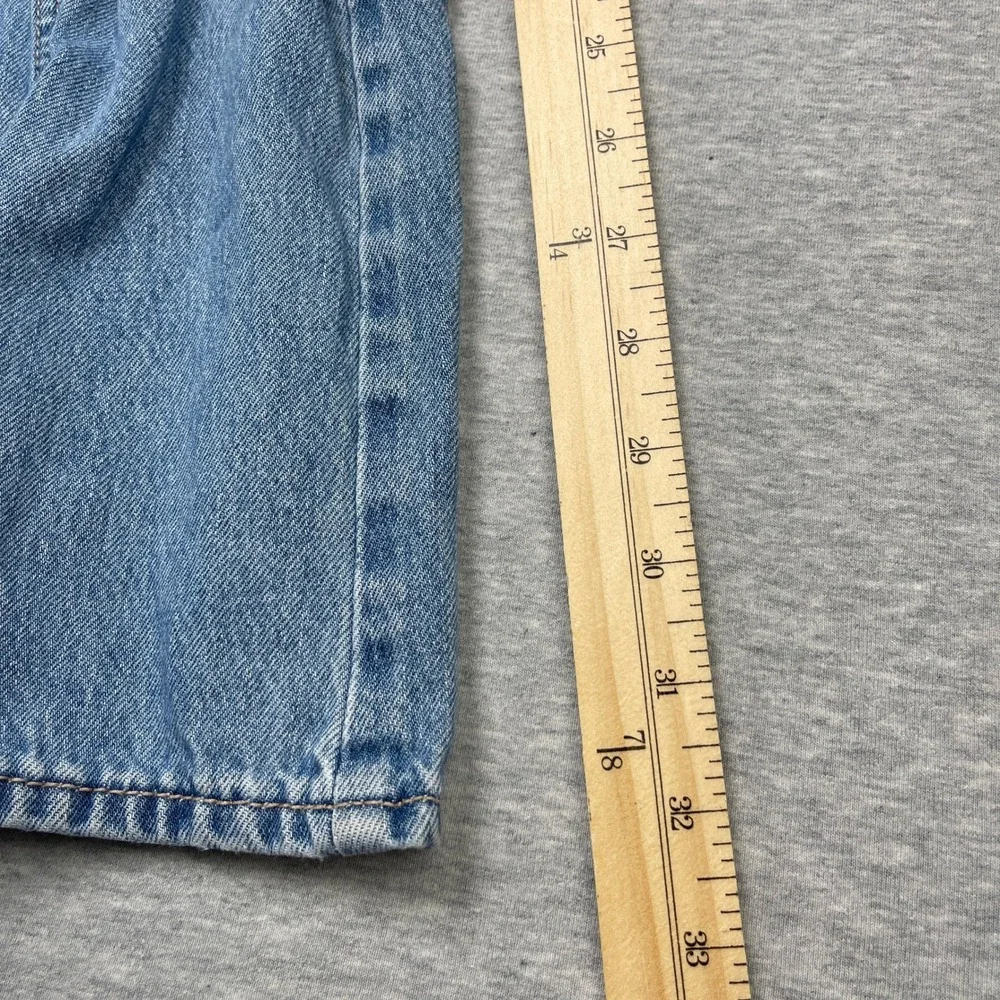 Old Navy Jeans Kids 10 Baggy High Rise Light Wash Cargo Built-In Tough EUC